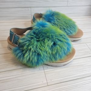Ugg fur sandles